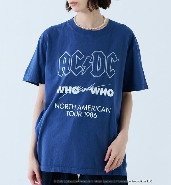 Rouge vif「【GOOD ROCK SPEED/グッドロックスピード】ロゴT / ラメプリント」|Tシャツ・カットソー|ブルー