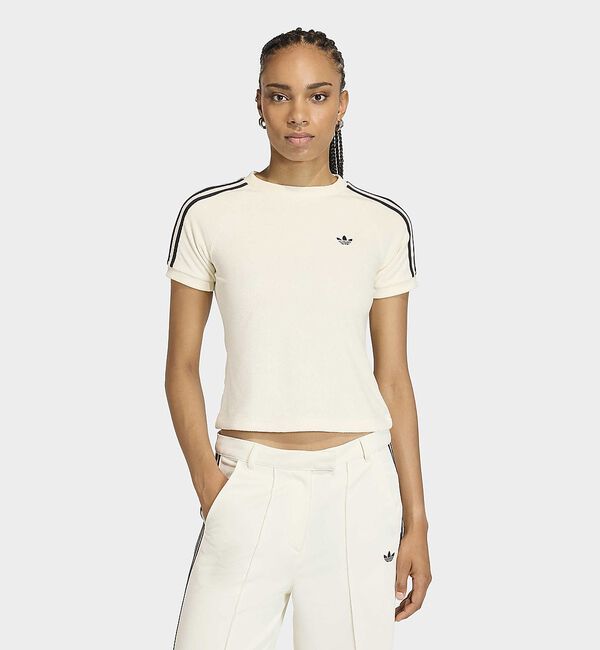 Rouge vif「【adidas/アディダス 】TERRY TOWEL CALI TEE/テリータ」|Tシャツ・カットソー|