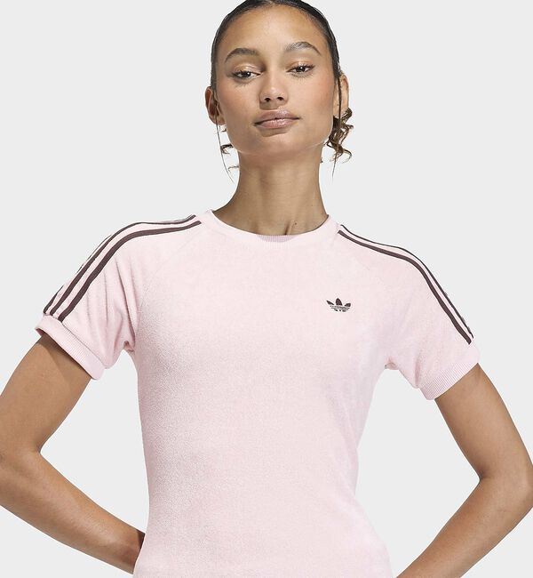 Rouge vif「【adidas/アディダス 】TERRY TOWEL CALI TEE/テリータ」|Tシャツ・カットソー|