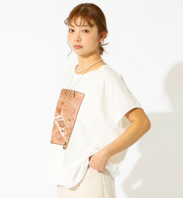 Rouge vif「【GOOD ROCK SPEED/グッドロックスピード】プリントノースリーブTシ」|Tシャツ・カットソー|