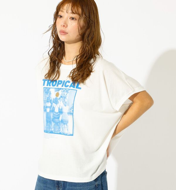 Rouge vif「【GOOD ROCK SPEED/グッドロックスピード】プリントノースリーブTシ」|Tシャツ・カットソー|