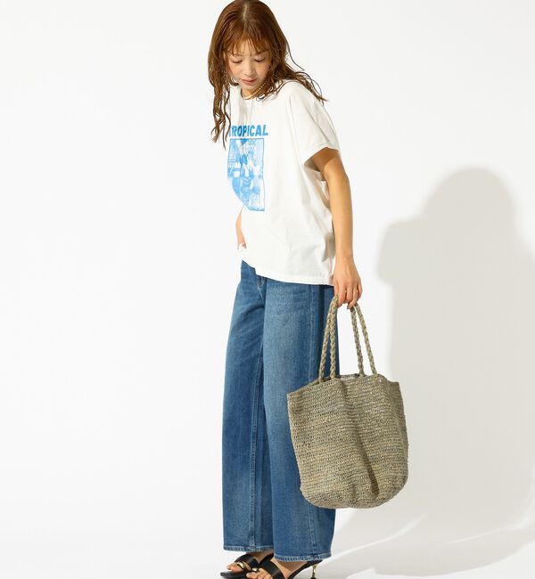 Rouge vif「【GOOD ROCK SPEED/グッドロックスピード】プリントノースリーブTシ」|Tシャツ・カットソー|