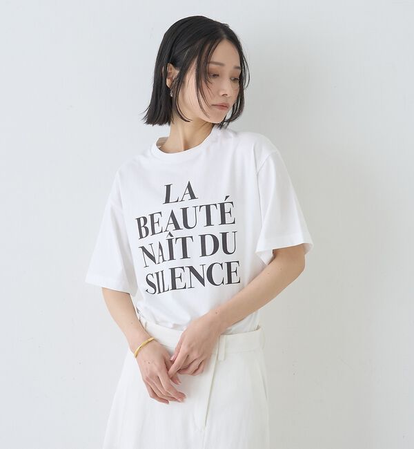 Rouge vif「バックフォトグラフィックロゴTシャツ【予約】」|Tシャツ・カットソー|