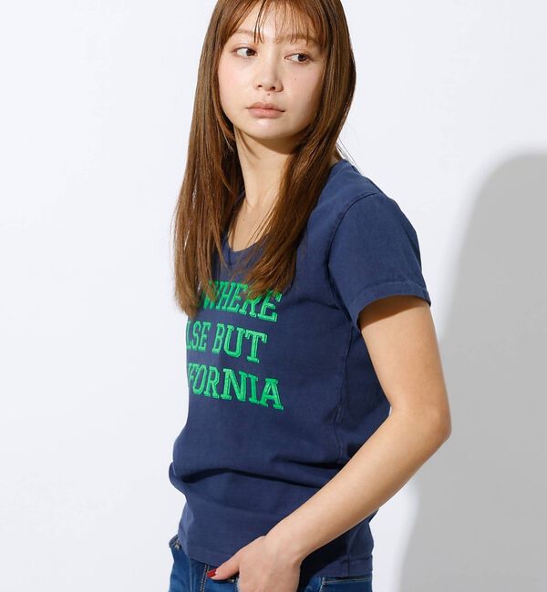 Rouge vif「【MIXTA/ミクスタ】プリント Tシャツ / ロゴTシャツ / 半袖【予約】」|Tシャツ・カットソー|ブルー系その他1