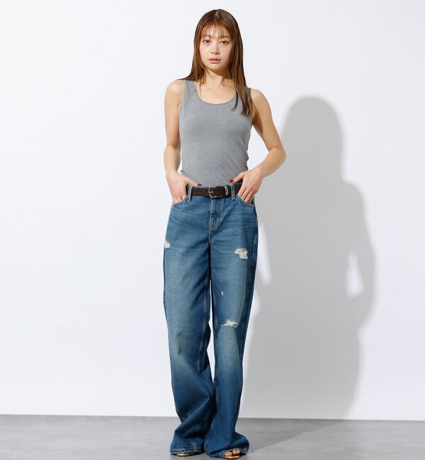 Rouge vif「【Hanes / ヘインズ】カップ付きタンクトップ / ベア天竺 / コットン」|キャミソール|