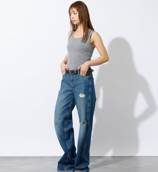 Rouge vif「【Hanes / ヘインズ】カップ付きタンクトップ / ベア天竺 / コットン」|キャミソール|