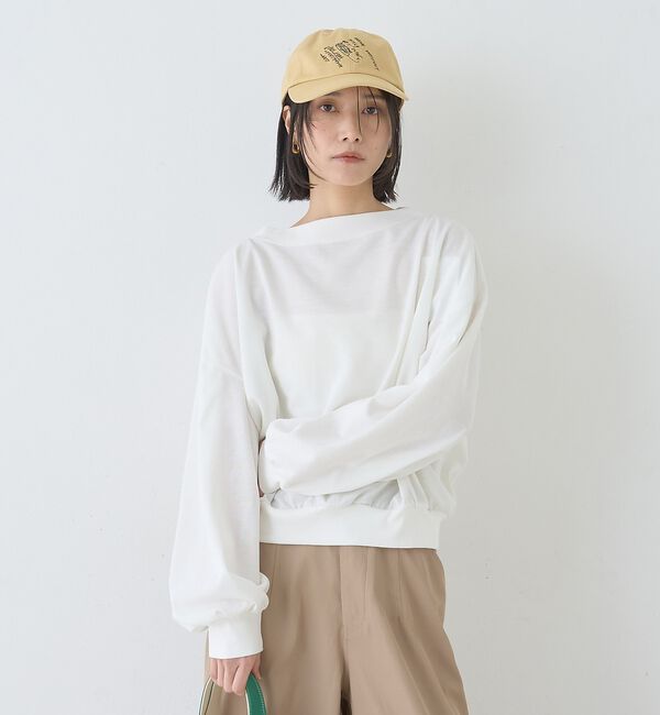 Rouge vif「ポリスパンパフスリーブイージーカットプルオーバー/吸水速乾【予約】」|Tシャツ・カットソー|