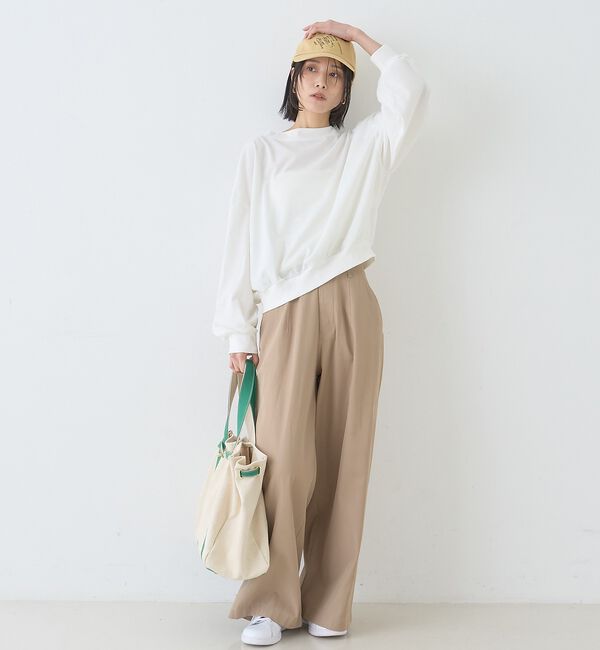 Rouge vif「ポリスパンパフスリーブイージーカットプルオーバー/吸水速乾【予約】」|Tシャツ・カットソー|