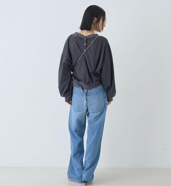 Rouge vif「ポリスパンパフスリーブイージーカットプルオーバー/吸水速乾【予約】」|Tシャツ・カットソー|