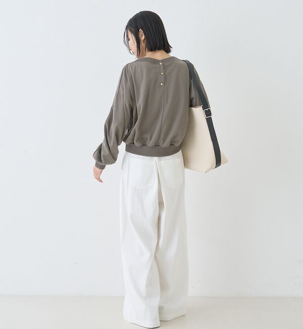 Rouge vif「ポリスパンパフスリーブイージーカットプルオーバー/吸水速乾【予約】」|Tシャツ・カットソー|