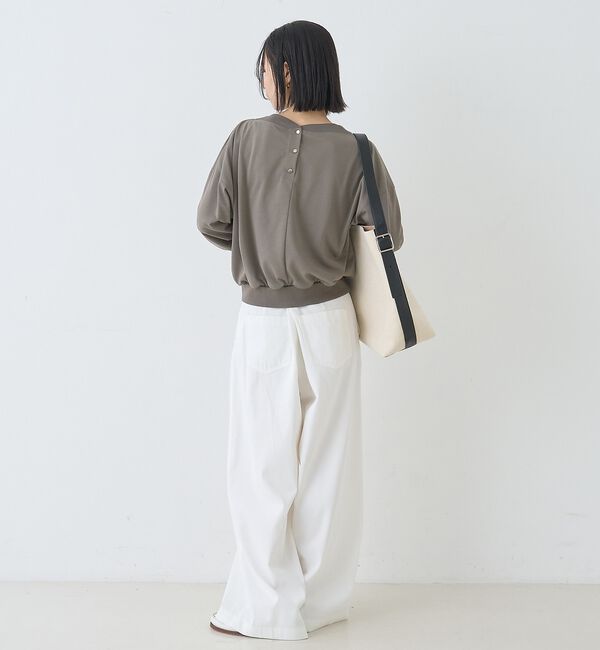 Rouge vif「ポリスパンパフスリーブイージーカットプルオーバー/吸水速乾【予約】」|Tシャツ・カットソー|