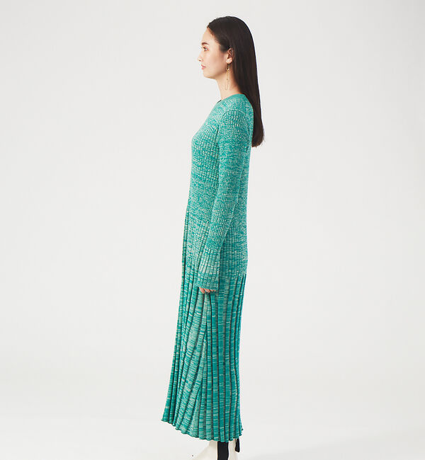 qualite「リブニットワンピース」|ワンピース|