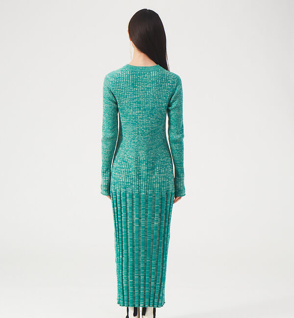 qualite「リブニットワンピース」|ワンピース|