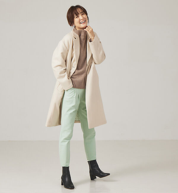 qualite「中綿ウールチェスターコート」|その他|