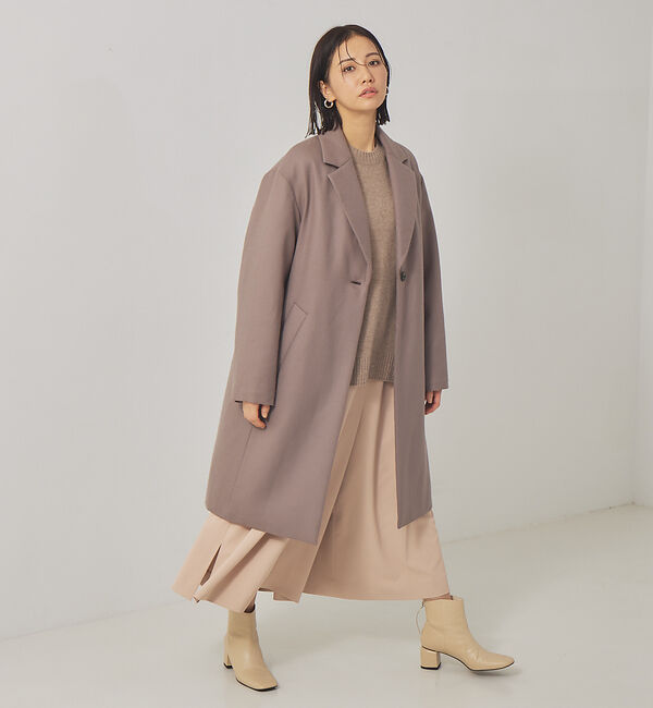 qualite「中綿ウールチェスターコート」|その他|