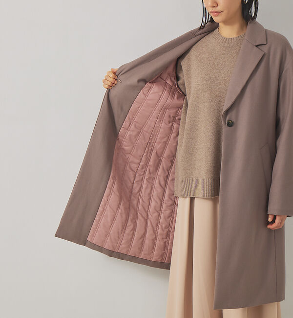 qualite「中綿ウールチェスターコート」|その他|