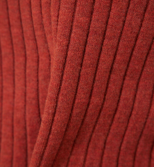 qualite「【23AW】アシメスヌードリブニット」|ニット・セーター|