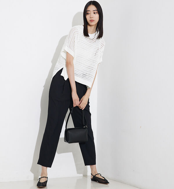 qualite「バックサテンジョーゼットパンツ」|その他|