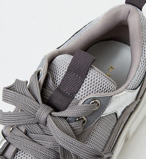 AU BANNISTER「配色レースアップスニーカー」|スニーカー|