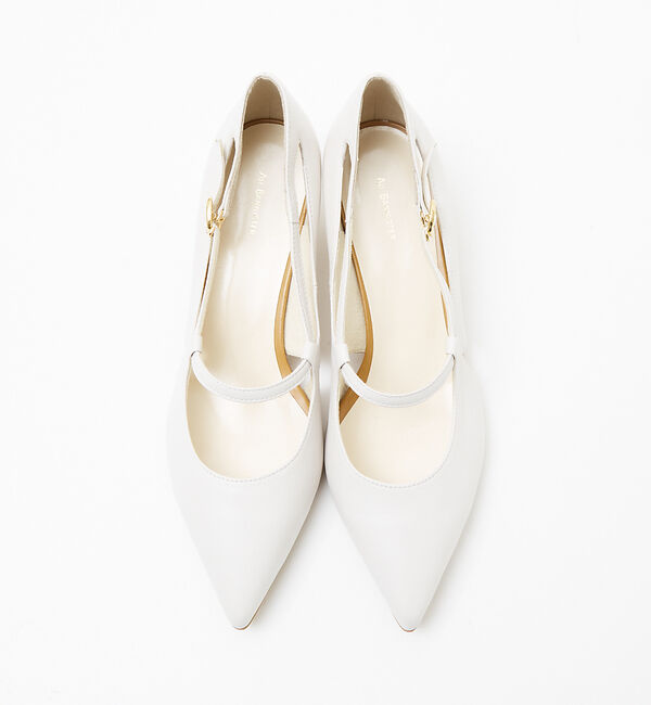 AU BANNISTER「ポインテッドラウンドストラップパンプス」|パンプス|