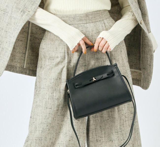 LOWELL things「●SOEUR/ベルテッド2WAYショルダーバッグ」|ショルダー・メッセンジャー|ブラック