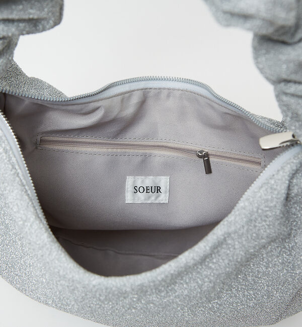 LOWELL things「●SOEUR/ラメニットフリルショルダー」|ショルダー・メッセンジャー|