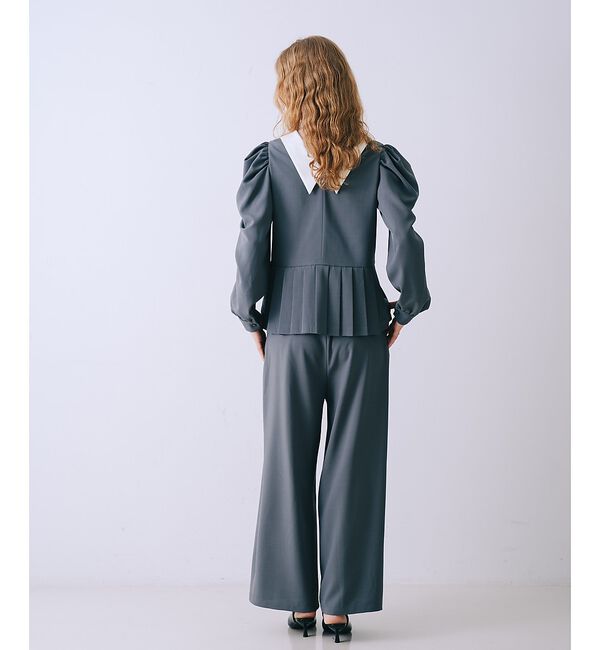 SELFIST「裾プリーツブラウス【予約】」|シャツ・ブラウス|