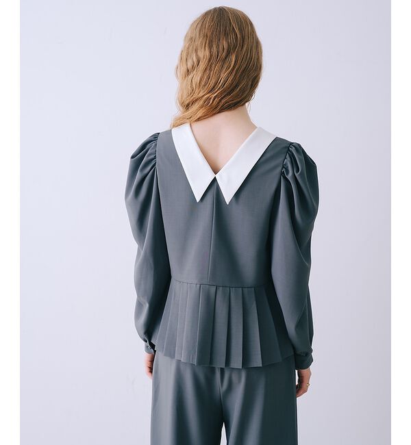 SELFIST「裾プリーツブラウス【予約】」|シャツ・ブラウス|