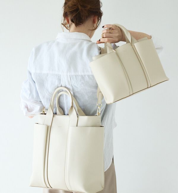 LOWELL things「Ordi/ダブルポケット2WAYトートL」|トートバッグ|