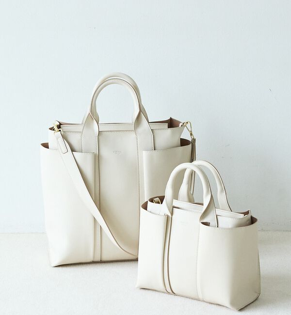 LOWELL things「Ordi/ダブルポケット2WAYトートL」|トートバッグ|