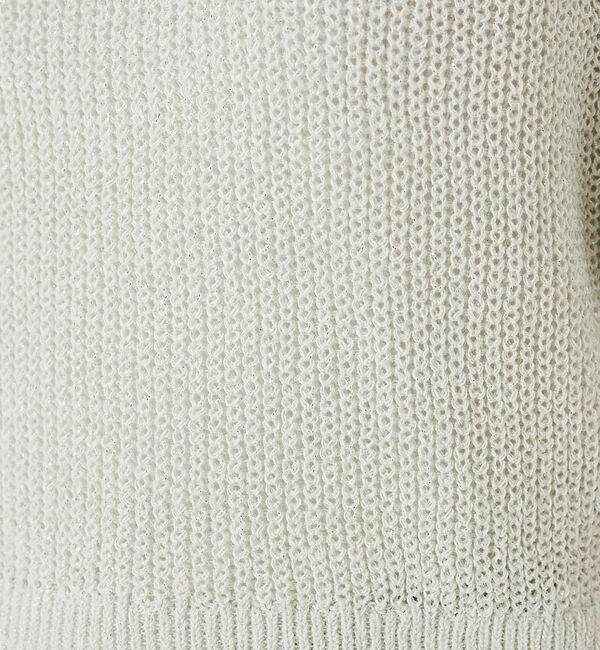 abahouse mavie「片畦ノースリーブ2WAYニット」|ニット・セーター|