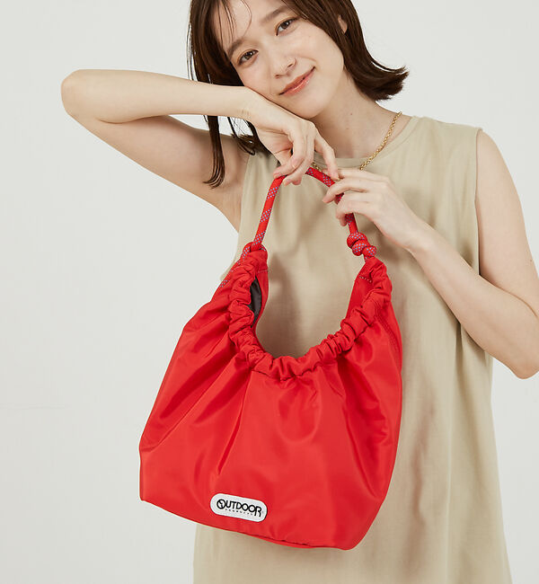 abahouse mavie「【OUTDOOR 】コードギャザートート」|ショルダー・メッセンジャー|