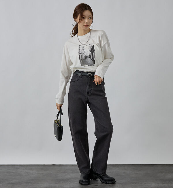 abahouse mavie「フォトロンT」|Tシャツ・カットソー|