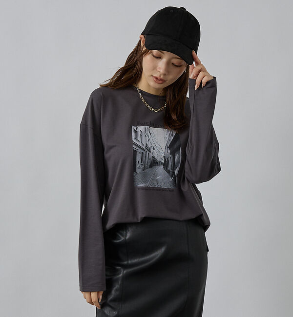 abahouse mavie「フォトロンT」|Tシャツ・カットソー|