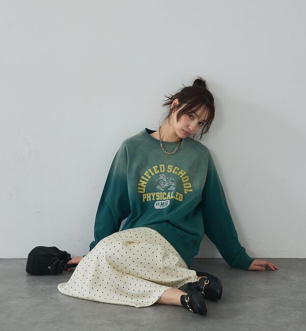 abahouse mavie「ラグランプリントプルオーバー」|Tシャツ・カットソー|