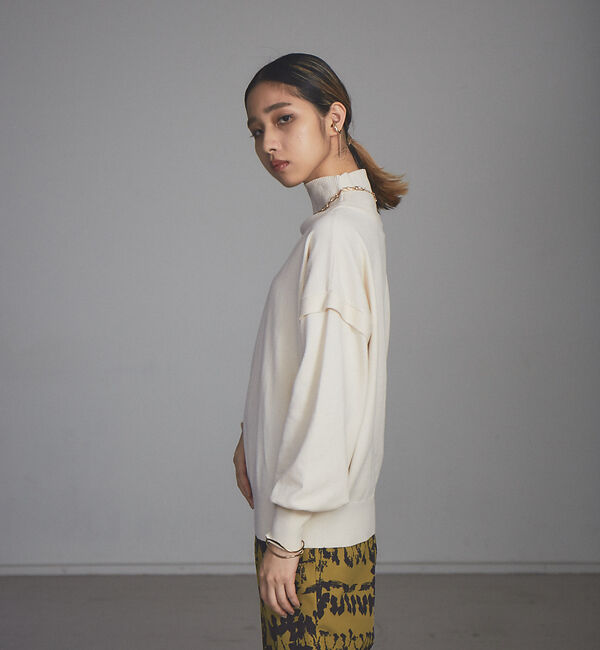 NOMINE「レイヤード風タートルニット」|ニット・セーター|