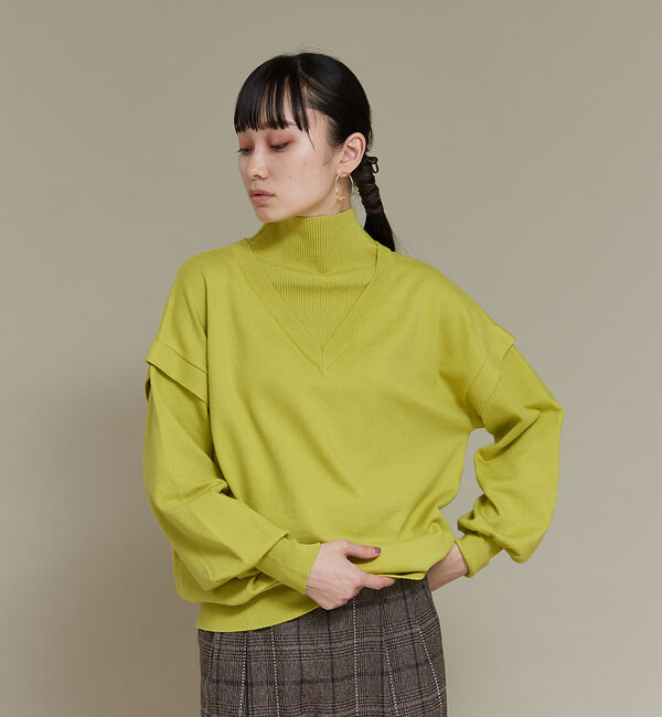 NOMINE「レイヤード風タートルニット」|ニット・セーター|