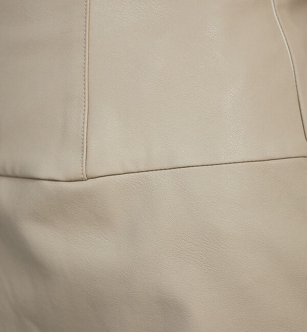 NOMINE「ペンシルフェイクレザースカート」|スカート|