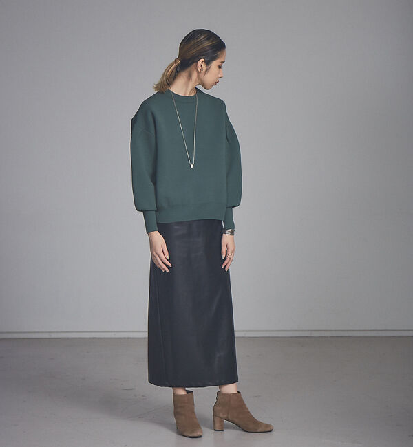 NOMINE「ペンシルフェイクレザースカート」|スカート|