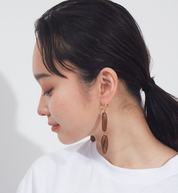 NOMINE「N　ウッドレーンピアス」|ピアス|