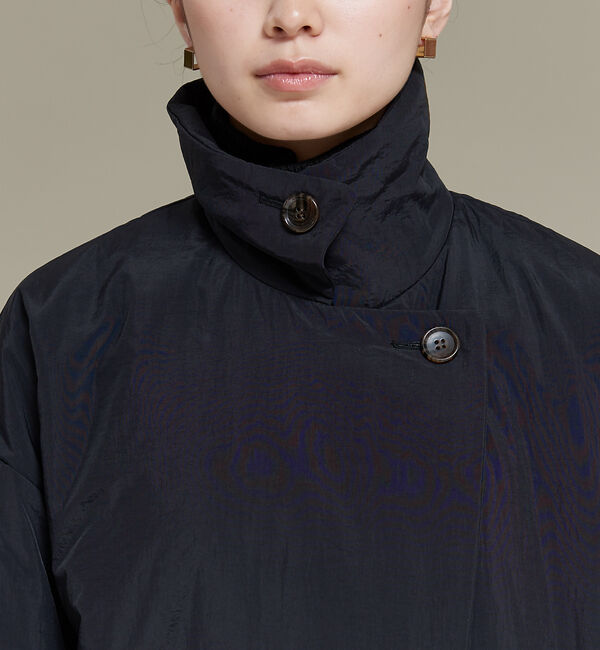 NOMINE「３WAYカラー中綿ロングコート」|ステンカラーコート|