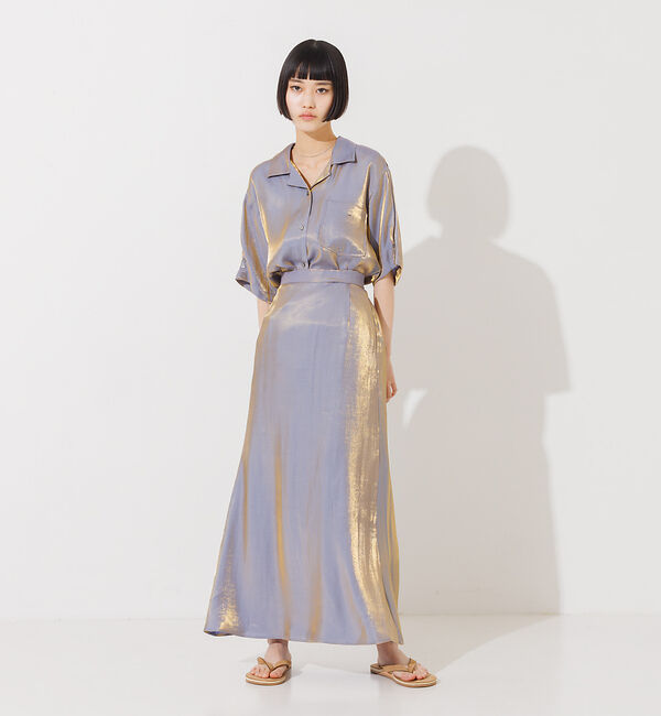 NOMINE「【セットアップ対応】スパークシャンブレーマーメイドスカート」|スカート|