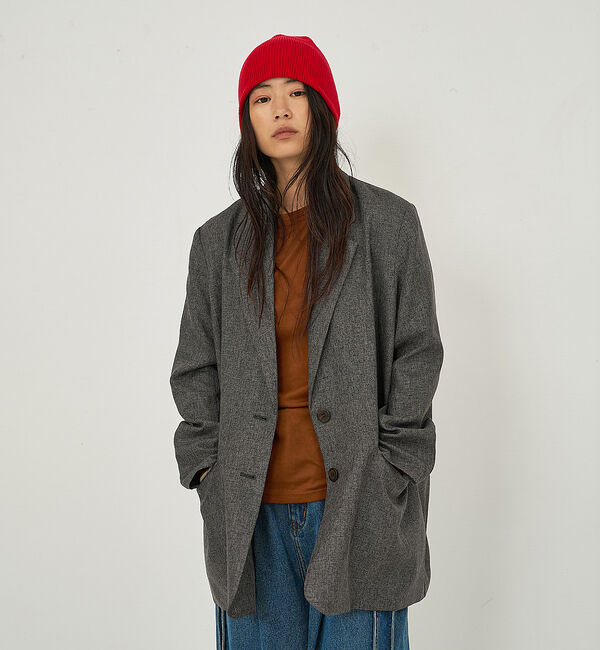 NOMINE「【ユニセックス】オーバーサイズ シャーク テーラードジャケット」|テーラードジャケット|