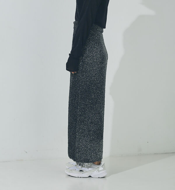 NOMINE「【セットアップ対応可】ラメシャギータイトニットスカート」|スカート|