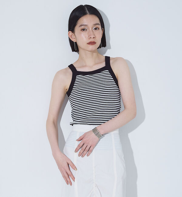 NOMINE「カップインアメスリニットタンク」|キャミソール|