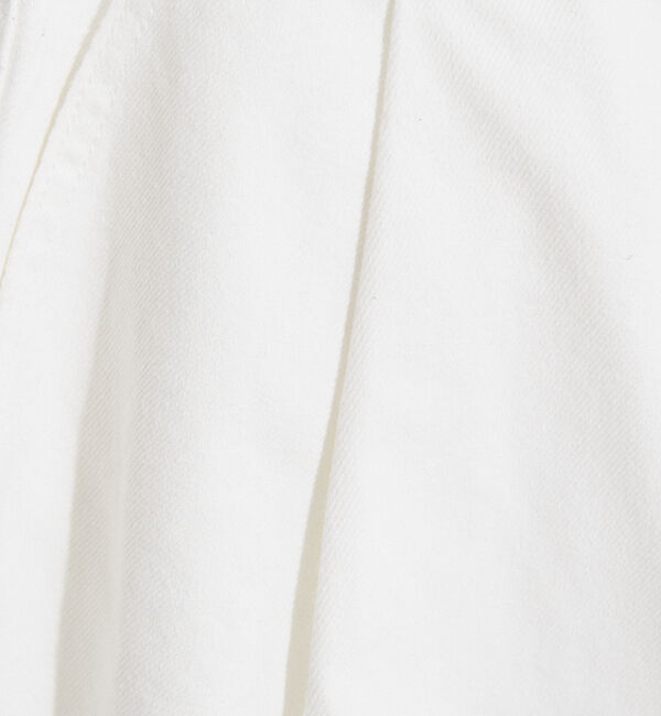 NOMINE「タック ボリューム デニムパンツ」|デニム|