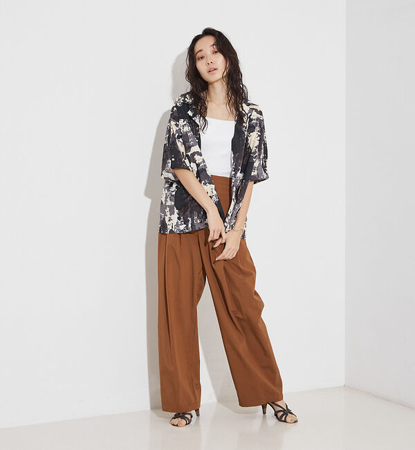 NOMINE「【セットアップ着用可】3タック  ワイドパンツ」|その他|