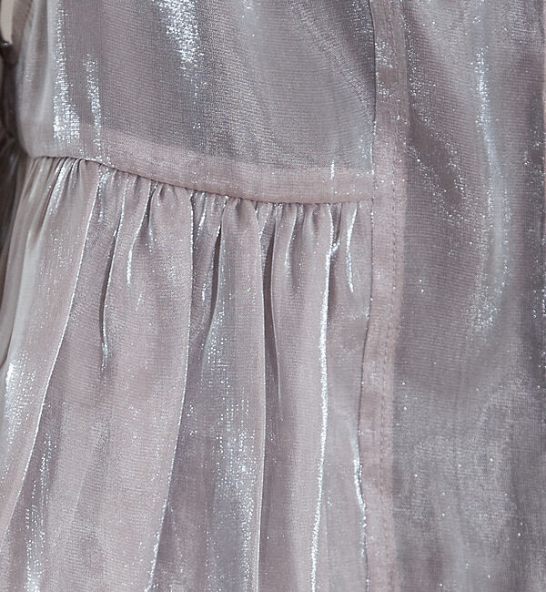 NOMINE「2WAY シャイン シアー フリルベスト」|ベスト・ジレ|