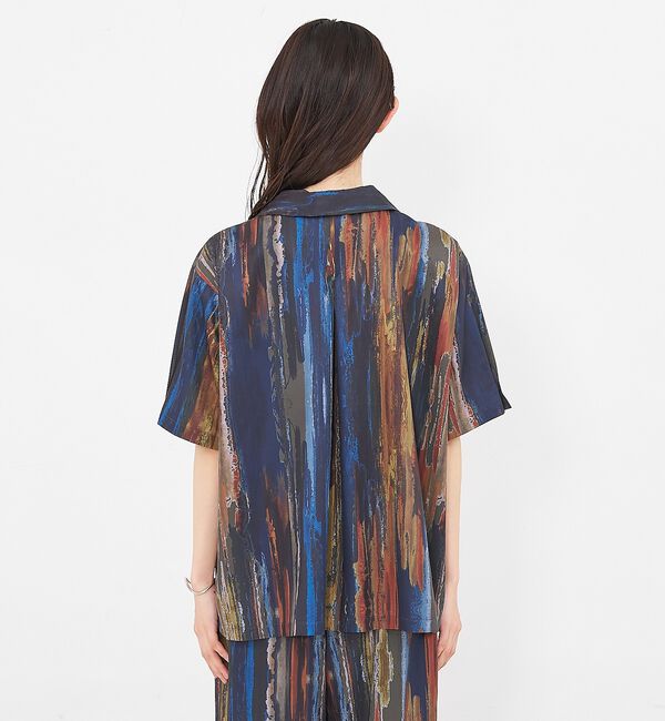 NOMINE「【セットアップ対応】ペイント柄 開襟シャツ【予約】」|シャツ・ブラウス|