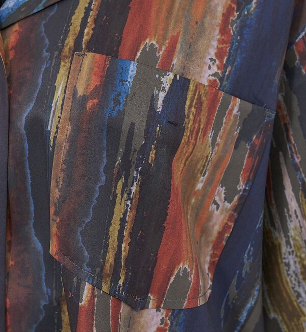 NOMINE「【セットアップ対応】ペイント柄 開襟シャツ【予約】」|シャツ・ブラウス|